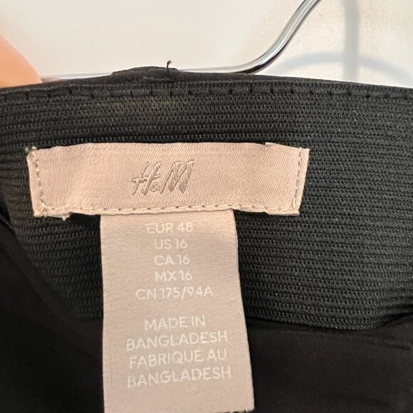 H&M Wide Leg Black Dress Pant - Picture 4 of 5